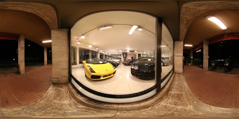 Auto Dealership Monaco Just behind the glass several hundred thousand 